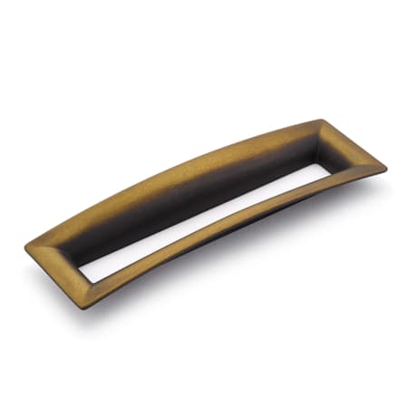 Schaub and Company Finestrino 6-5/16" Center to Center Modern Fluted Hollow Handle Cabinet Pull - Made in Italy Burnished Bronze