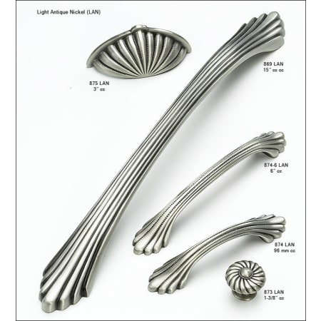 Casual Elegance Collection Light Antique Nickel
