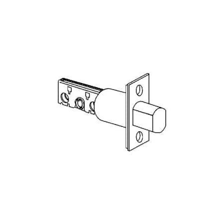 Schlage 2 3/8" Replacement Deadbolt with Square Corner 1 1/8" x 2 1/4" Faceplate for B600 Series Oil Rubbed Bronze
