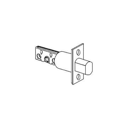 Schlage 3 3/4" Replacement Deadbolt with Square Corner 1 1/8" x 2 1/4" Faceplate for B600 Series Polished Brass