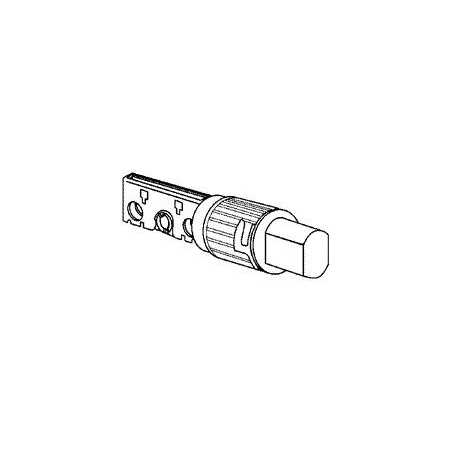 Schlage 2 3/4" Replacement Deadbolt with Circular Drive-In Faceplate for B600 Series Polished Brass