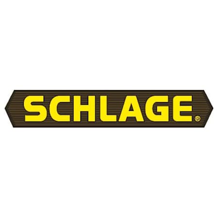 Schlage 5" Replacement Deadbolt with Circular Drive-In Faceplate for B600 Series Polished Brass