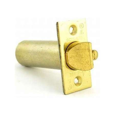 Schlage 3 3/4 Inch Backset Replacement Deadlatch with Square Corner 1-1/8 Inch by 2-1/4 Inch Latch Faceplate Polished Brass