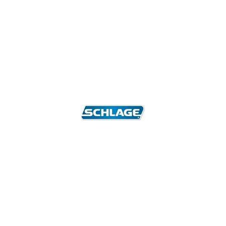 Schlage 2 3/8" Replacement Deadlatch with Square Corner 1" x 2 1/4" Faceplate Polished Brass