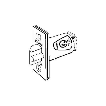 Schlage 3-3/4" Backet Deadlatch for CO-Series Electronic Leversets Satin Chrome
