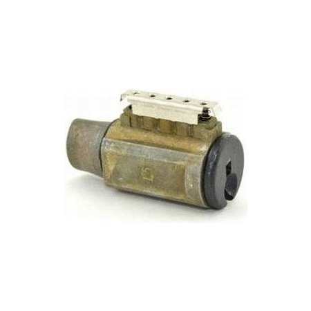 Schlage Short Compressed Cylinder for F Series Aged Bronze