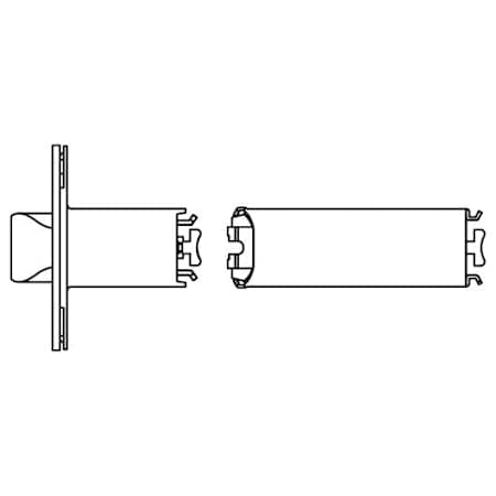 Schlage 5" Backset Extension Link for 2 3/4" Backset Latches N/A