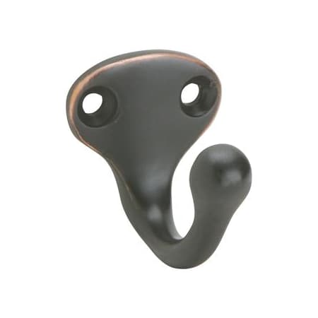Schlage 1-11/16-Inch Projection Single Wardrobe Hook Aged Bronze