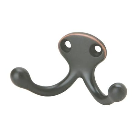 Schlage 1-Inch Projection Double Wardrobe Hook Aged Bronze