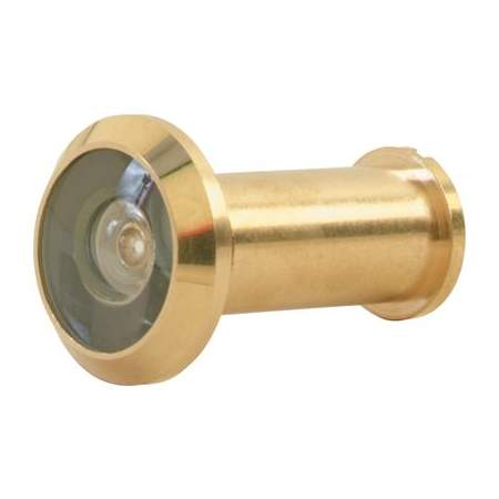 Schlage 190 Degree Wide Angle Door Viewer Polished Brass