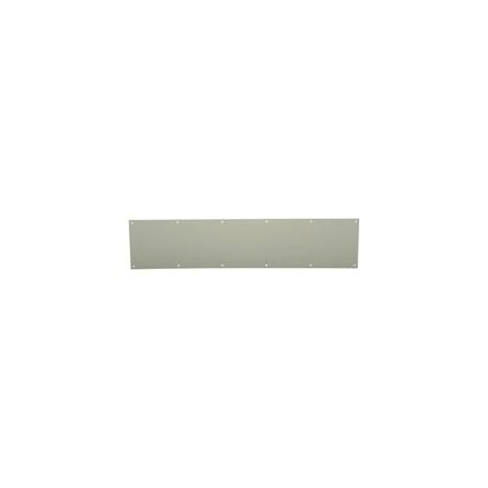 Schlage 6 Inch By 30 Inch Aluminum Kickplate Satin Nickel