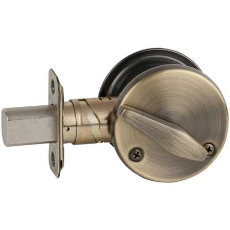 Schlage B500 Series Single Cylinder Deadbolt Antique Brass