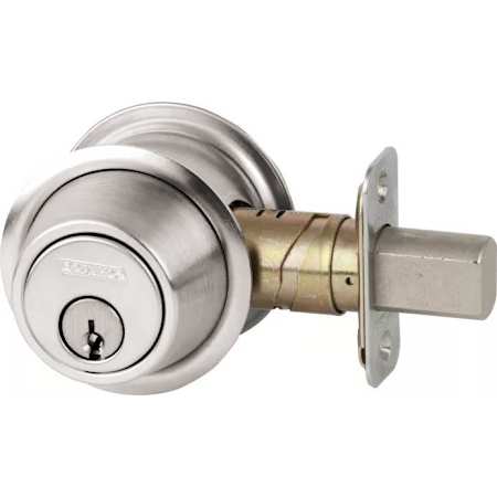 Schlage B500-Series Commercial Grade 2 Double Cylinder Keyed Entry Deadbolt Satin Nickel