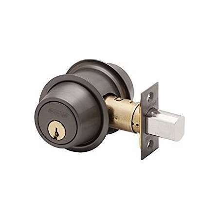 Schlage B500 Series Double Cylinder Grade 2 Deadbolt with Full Size Interchangeable Core Oil Rubbed Bronze
