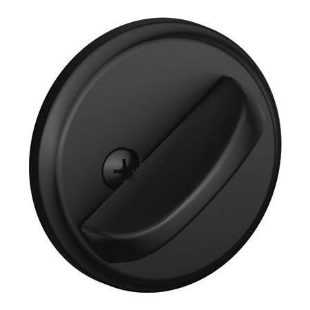 Schlage Single Sided Residential Deadbolt with Thumbturn and No Outside Trim from the B-Series Matte Black