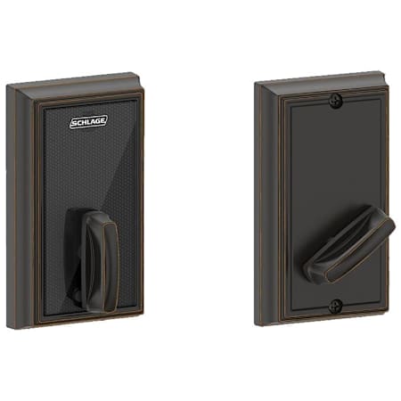 Schlage Addison Keyless Deadbolt with Control Smart Technology Aged Bronze