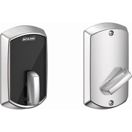 Schlage Greenwich Keyless Deadbolt with Control Smart Technology Bright Chrome
