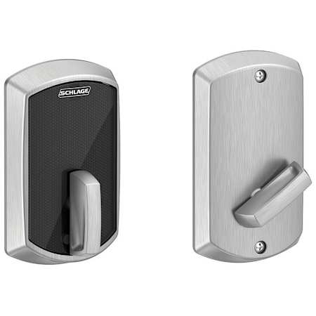 Schlage Greenwich Keyless Deadbolt with Control Smart Technology Satin Chrome