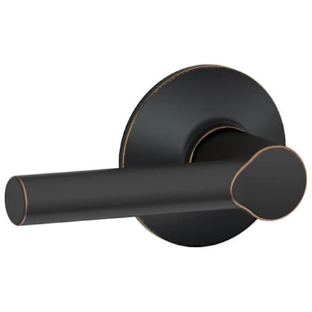 Schlage Broadway Passage Door Lever Set Aged Bronze