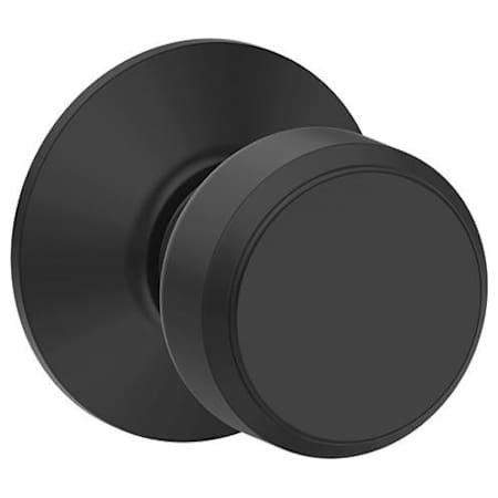Schlage Bowery Passage Door Knob Set Matte Black