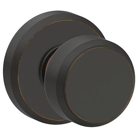 Schlage Bowery Passage Door Knob with Decorative Greyson Trim Aged Bronze