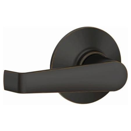 Schlage Elan Passage Door Lever Set Aged Bronze