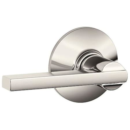 Schlage Latitude Passage Door Lever Set Polished Nickel