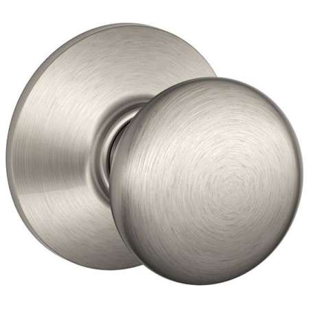 Schlage Plymouth Passage Door Knob Set Satin Nickel