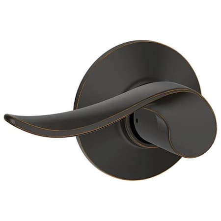 Schlage Sacramento Passage Door Lever Set Aged Bronze