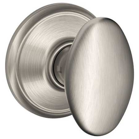 Schlage Siena Passage Door Knob Set Satin Nickel