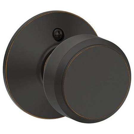 Schlage Bowery Non-Turning One-Sided Dummy Door Knob Aged Bronze