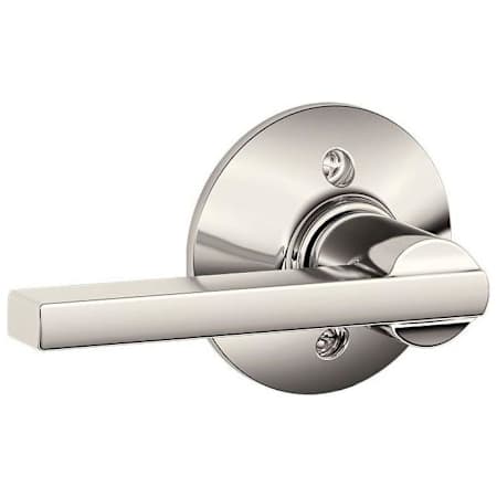 Schlage Latitude Non-Turning One-Sided Dummy Door Lever Polished Nickel