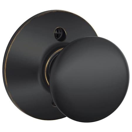 Schlage Plymouth Non-Turning One-Sided Dummy Door Knob Aged Bronze