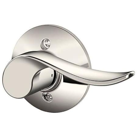 Schlage Sacramento Right Handed Non-Turning One-Sided Dummy Door Lever Polished Nickel