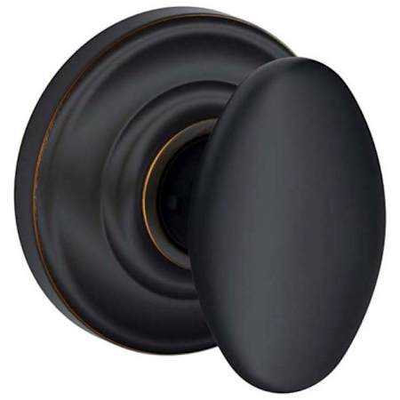 Schlage Siena Non-Turning One-Sided Dummy Door Knob with Decorative Andover Rose Aged Bronze