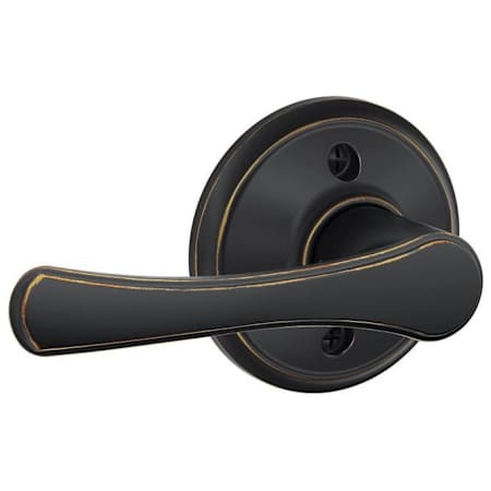 Schlage Avila Non-Turning One-Sided Dummy Door Lever Aged Bronze