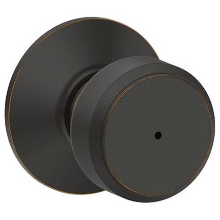 Schlage Bowery Privacy Door Knob Set Aged Bronze