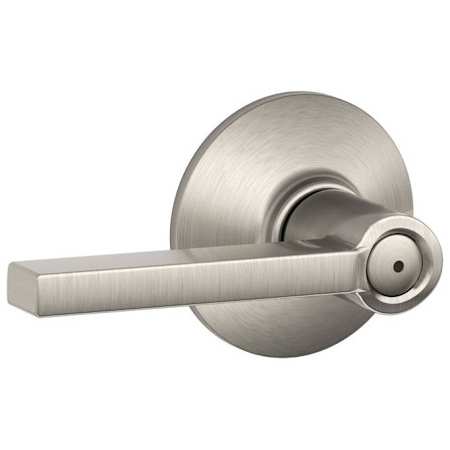 Schlage Latitude Privacy Door Lever Set Satin Nickel