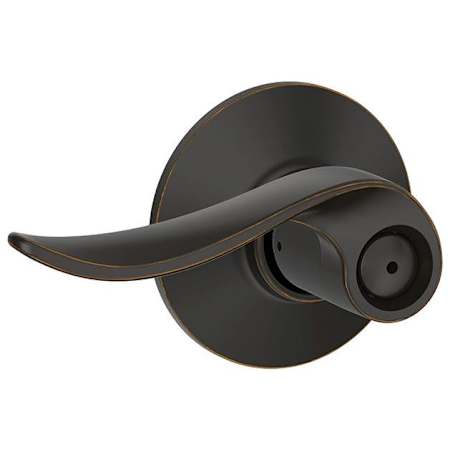 Schlage Sacramento Privacy Door Lever Set Aged Bronze