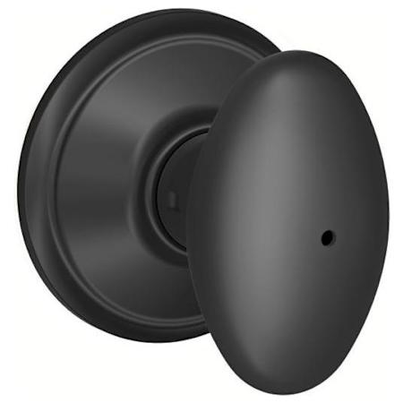 Schlage Siena Privacy Door Knob Set Matte Black