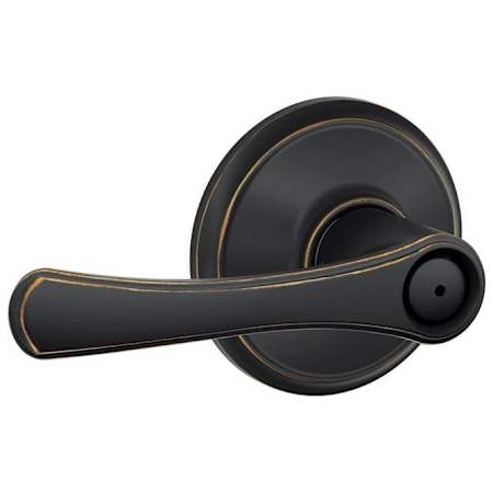 Schlage Avila Privacy Door Lever Set Aged Bronze