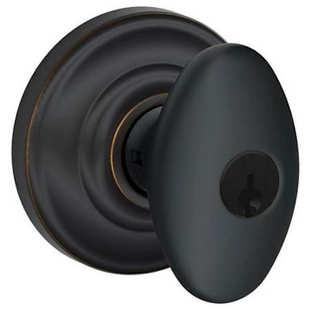 Schlage Siena Keyed Entry Door Knob Set with Decorative Andover Trim Aged Bronze