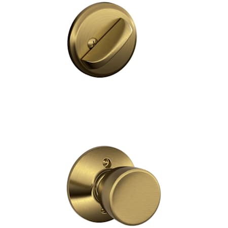 Schlage Bell Single Cylinder Interior Pack - Exterior Handleset Sold Separately Antique Brass