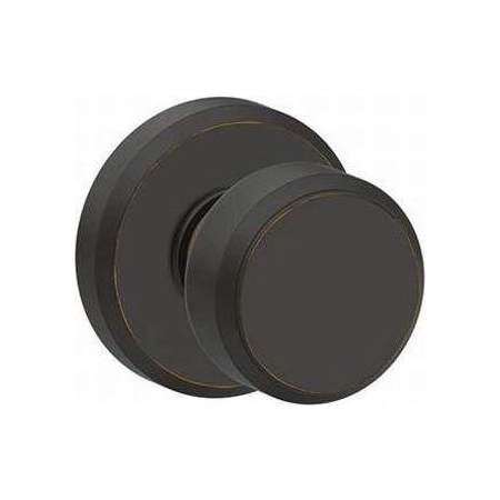 Schlage Bowery Single Cylinder Interior Pack Knob Set with Deadbolt Trim and Decorative Greyson Rose - Exterior Handleset Sold Separately Aged Bronze