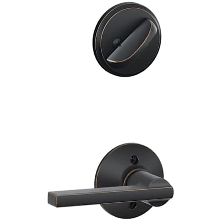Schlage Latitude Single Cylinder Interior Pack - Exterior Handleset Sold Separately Aged Bronze