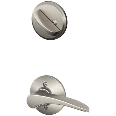 Schlage Manhattan Left Handed Single Cylinder Interior Pack - Exterior Handleset Sold Separately Satin Nickel