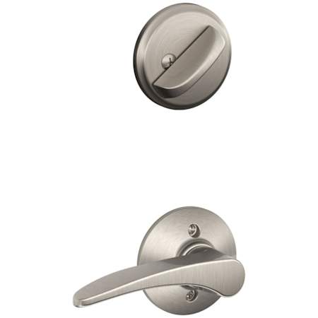 Schlage Manhattan Right Handed Single Cylinder Interior Pack - Exterior Handleset Sold Separately Satin Nickel