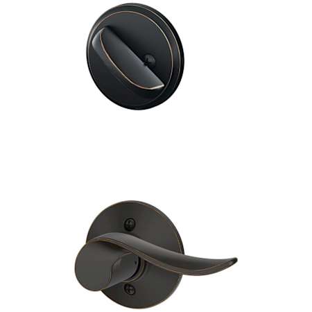 Schlage Sacramento Left Handed Single Cylinder Interior Pack - Exterior Handleset Sold Separately Aged Bronze