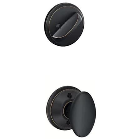 Schlage Sienna Single Cylinder Interior Pack - Exterior Handleset Sold Separately Aged Bronze