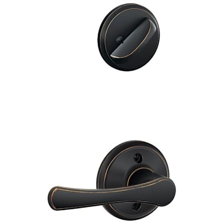Schlage Avila Single Cylinder Interior Pack - Exterior Handleset Sold Separately Aged Bronze